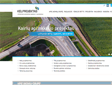 Tablet Screenshot of kelprojektas.lt